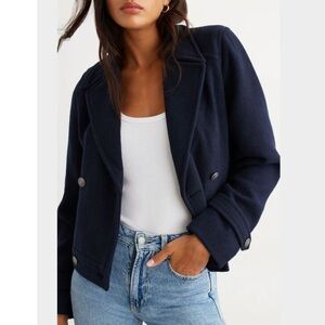 Dynamite Military Peacoat Jacket Navy blue